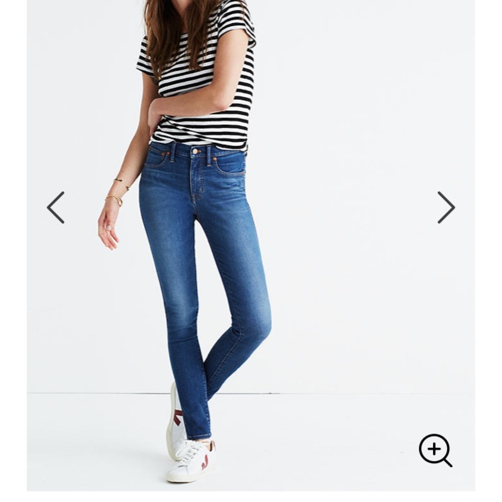 Madewell 9 inch High Rise Skinny Jeans